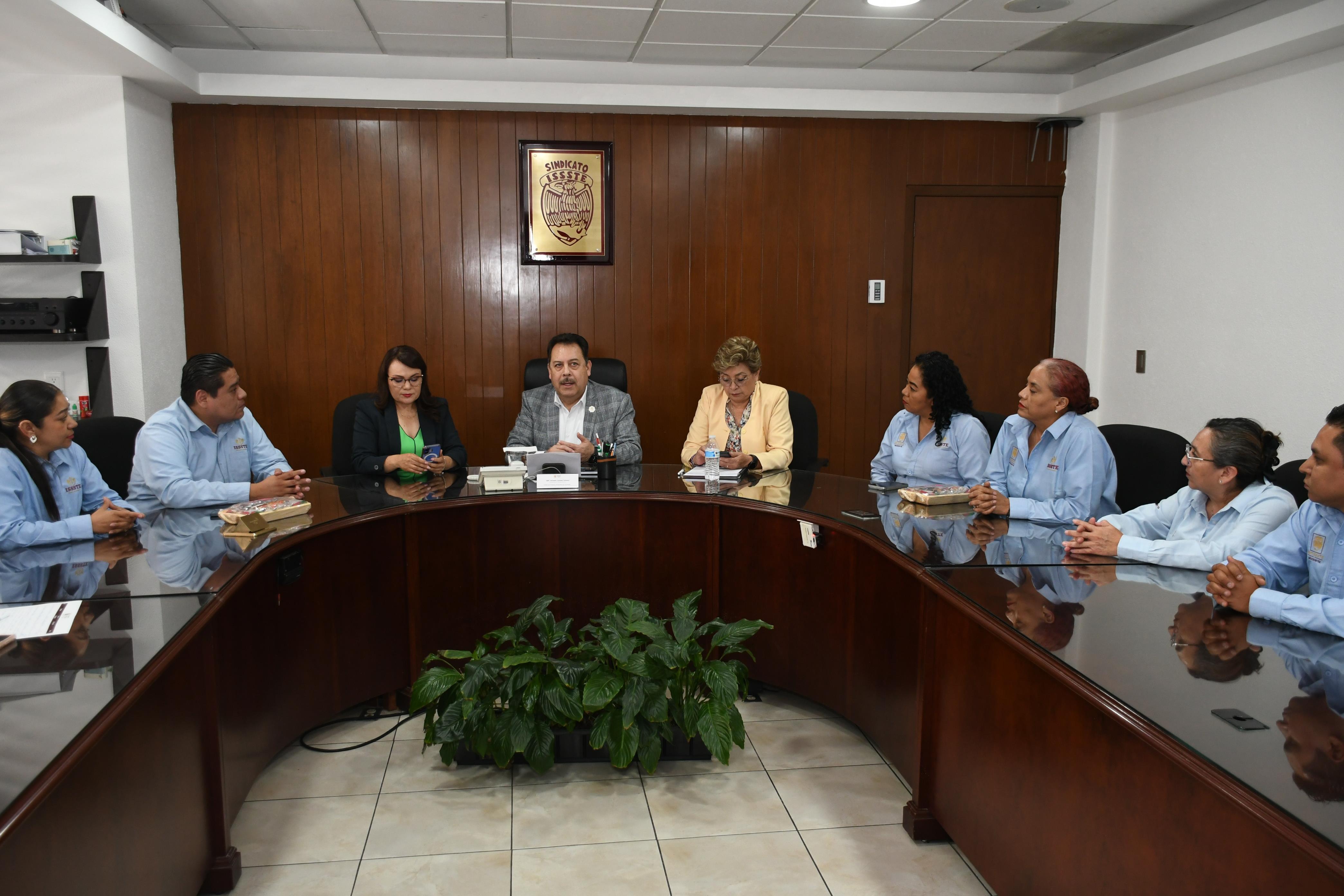 Visita de compañeras y compañeros de la Sección VII, Aguascalientes